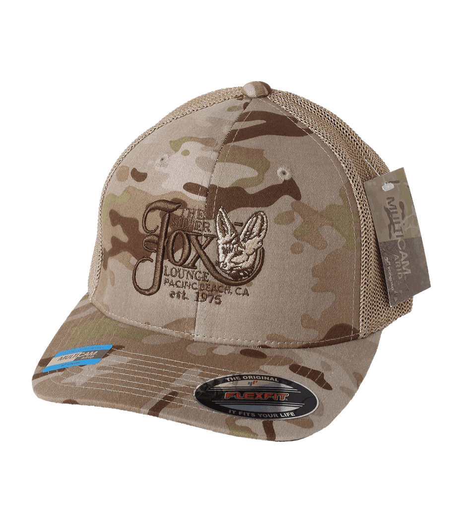 Silver Fox Hat Dersert Camo Silver Fox Lounge
