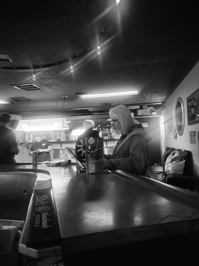 The bar at Silver Fox Lounge — best bartenders in Pacific Beach