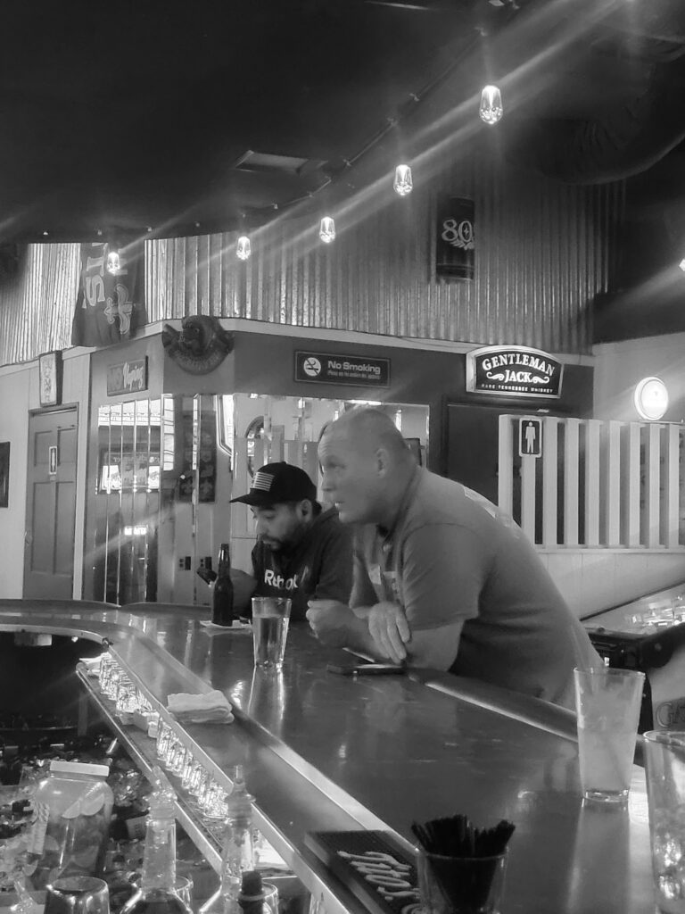 Bartenders and regulars at Silver Fox Lounge, Pacific Beach